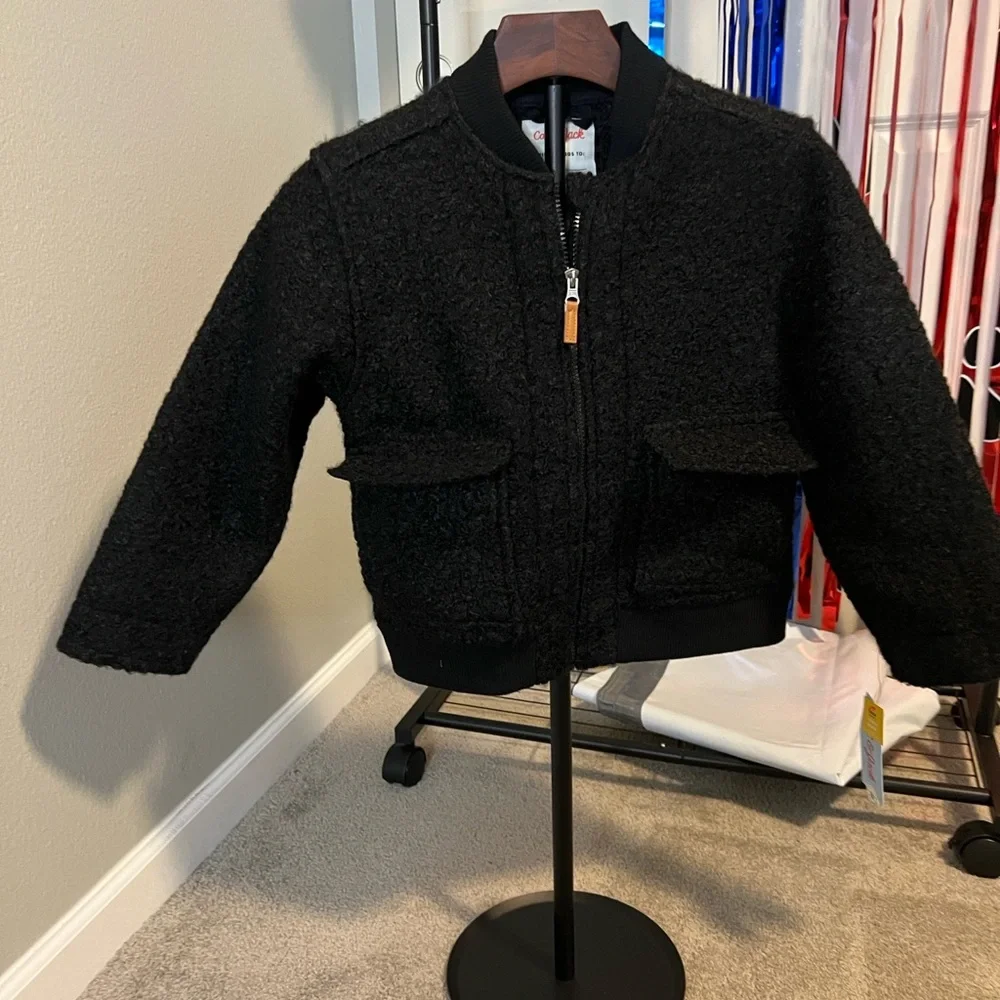 Cat & Jack Black Kids Jacket 6X - Picture 2 of 2